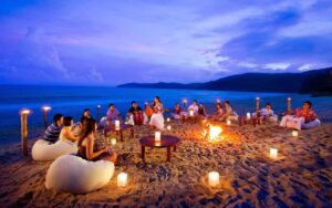 Goa Night Time Beach